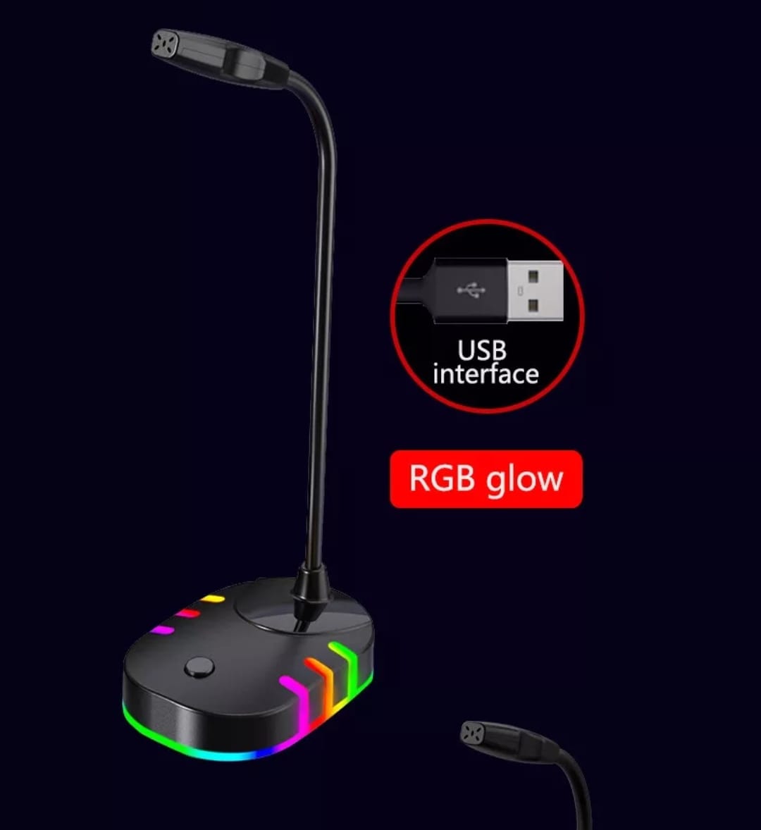 MICROFONO DESKTOP GAMER HALION TM-200 RGB
