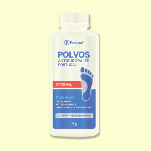 TALCO ANTISUDORAL 75g PORTUGAL